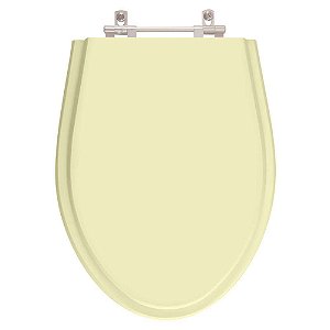 Assento Sanitário Poliester Absolute Bone (Bege Claro) para vaso Ideal Standard