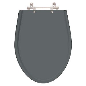 Assento Sanitario Poliester Absolute Cinza Quartzo para vaso Ideal Standard