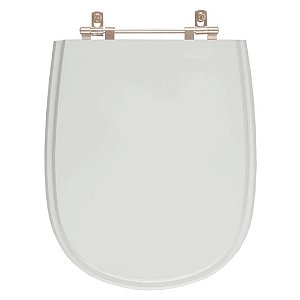 Tampa de Vaso Paris Cinza Claro Para Bacia Ideal Standard