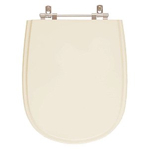 Assento Sanitario Poliester Paris Bone (Bege Claro) para vaso Ideal Standard