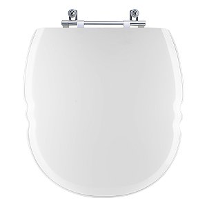 Assento Sanitário Poliéster Massima Branco para vaso Incepa