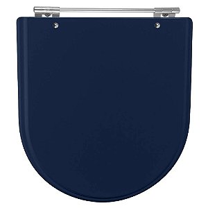 Assento Sanitário Poliester Calypso Azul Navy para vaso Incepa