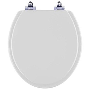 Assento Sanitário MDF Soft Close Flamingo Cinza Claro para vaso Incepa