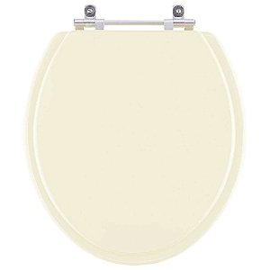 Assento Sanitário Poliester Fiore Biscuit (Bege Claro) para vaso Incepa