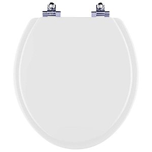 Assento Sanitário Laqueado Soft Close Fiore Branco para vaso Incepa