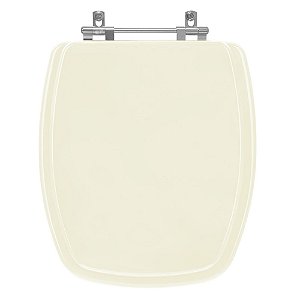 Assento Sanitario Poliester Stylus Pergamon (Bege Claro) para vaso Celite
