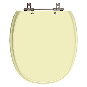 Assento Sanitário Poliester Ascot Bone (Bege Claro) para vaso Ideal Standard