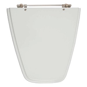 Assento Sanitário Poliester Plaza Cinza Claro para vaso Ideal Standard