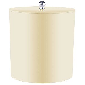 Lixeira para Banheiro Bege Claro 20 x 20cm - 6,2l