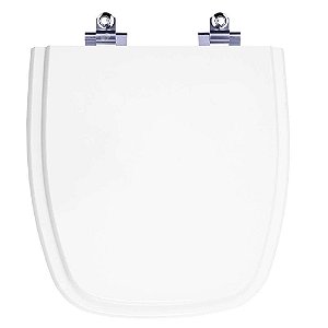 Assento Sanitário Laqueado Soft Close Flex Branco para vaso Deca