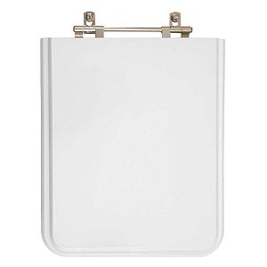 Assento Sanitário Poliéster Square Branco para vaso Incepa Laufen