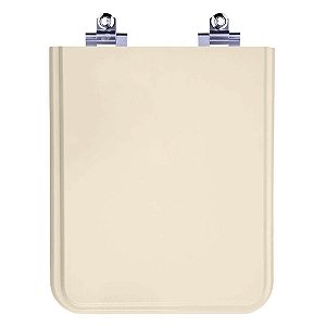 Assento Sanitário Fechamento Lento Square Rosa Shell (Pêssego) para Vaso Incepa Cidamar