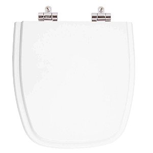 Assento Sanitário Poliester Soft Close Art Branco para vaso Incepa
