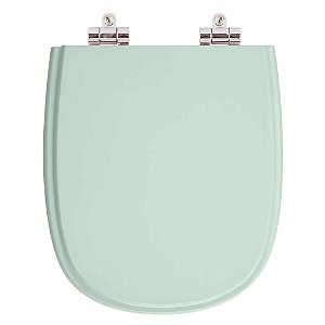 Assento Sanitario Poliester com Amortecedor Sabatini Verde Claro para Vaso Icasa