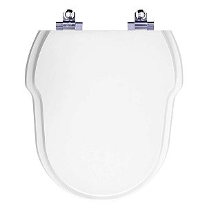 Tampa De Vaso Sanitario Com Amortecedor Hampton Branco Para Bacia Incepa Laufen