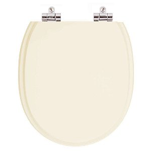 Assento Sanitario com Amortecedor Village Creme para Vaso Deca