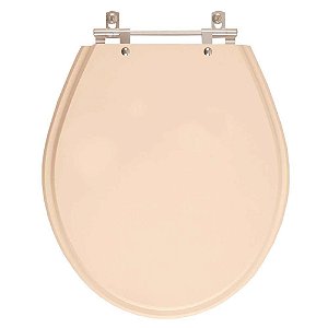 Assento Sanitario Poliester Ravena Rosa Floral para vaso Deca
