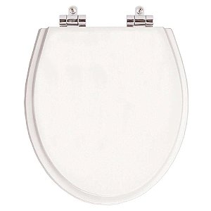 Assento Sanitario com Amortecedor Ritz Branco para Vaso Deca