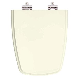Assento Sanitario Poliester com Amortecedor Stylus Excellence Pergamon (Bege Claro) para Vaso Celite