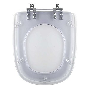 Assento Sanitario Poliester Ibiza Transparente para vaso Incepa
