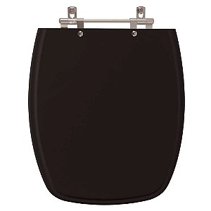 Assento Sanitario Palladium Preto para vaso Celite