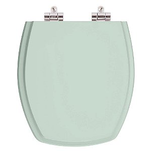 Assento Sanitario Poliester com Amortecedor Thema Verde Agua para Vaso Incepa