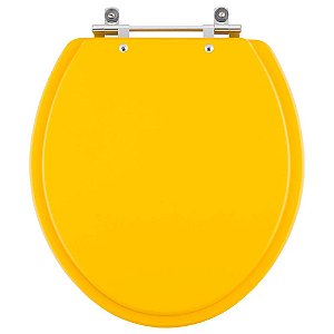 Tampa de Vaso Convencional / Oval Amarelo Para todos os fabricantes de louças