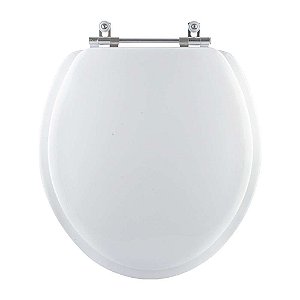 Assento Sanitário Almofadado Carina Branco Para Louça Ideal Standard