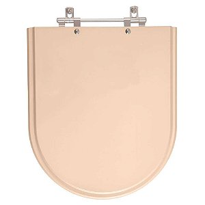 Assento Sanitário Carrara Rosa Floral para vaso Deca