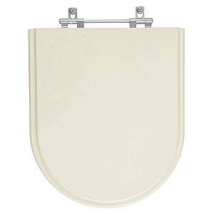 Assento Sanitário Omega Creme (Bege Claro) para vaso Deca