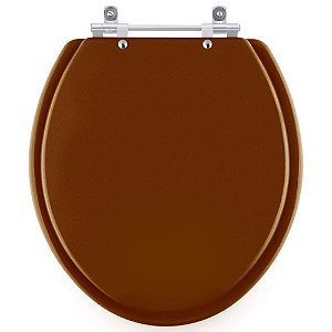 Assento Sanitário Targa Caramelo para vaso Deca