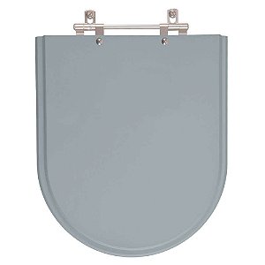 Assento Sanitario Valentina Cinza Claro para vaso Hervy