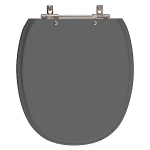 Assento Sanitário Ascot Cinza Quartzo (Cinza Escuro) para vaso Ideal Standard
