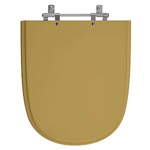 Assento Sanitário Ezedra Amendoa para vaso Ideal Standard