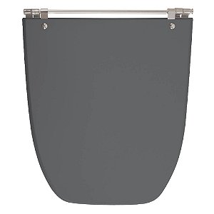 Assento Sanitário Scala Cinza Quartzo (Cinza Escuro) para vaso Ideal Standard