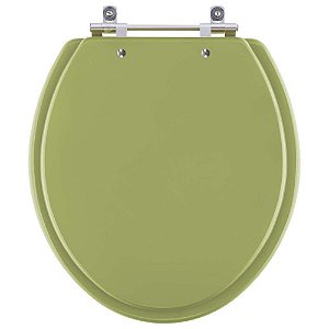 Assento Sanitário Poliester Azalea Verde Itapoa para vaso Celite
