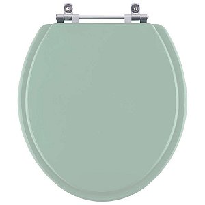 Assento Sanitário Poliester Flamingo Verde Claro para vaso Incepa