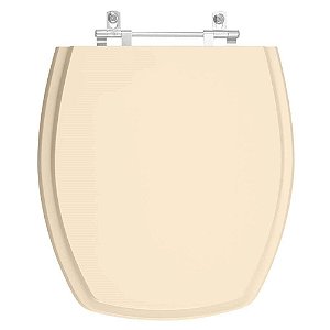 Assento Sanitario Poliester Thema Pêssego Rosa Shell para vaso Incepa