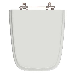 Assento Sanitário Poliester Aero Cinza Claro para vaso Ideal Standard