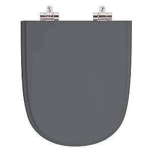 Assento Sanitário Soft Close Ezedra Quartzo (Cinza Claro) para vaso Ideal Standard