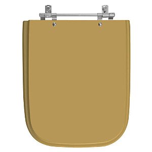 Assento Sanitario Poliester Tivoli Amendoa para vaso Ideal Standard