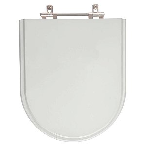 Assento Sanitário Duomo Plus Cinza Real para vaso Deca