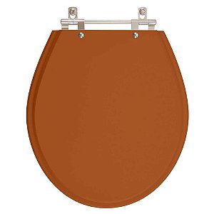 Assento Sanitário Ravena Caramelo para vaso Deca