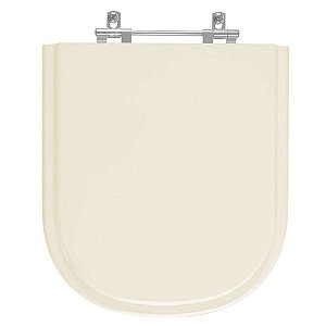 Assento Sanitário Square Bege Claro Para vaso Lorenzetti
