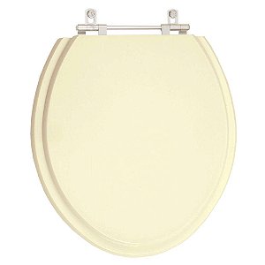 Assento Sanitario Poliester Convencional Bone (Bege Claro) para vaso Incepa