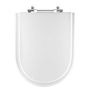 Assento Sanitário Poliester Itapua Branco Para Vaso Vivace
