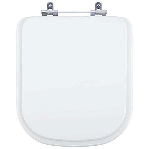 Tampa de Vaso Poliester Unic Branco para Bacia Deca 6lpf