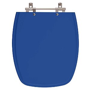 Tampa de Vaso Sanitário Poliéster Primula Plus Azul para bacia Fiori