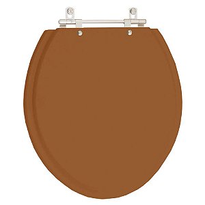 Tampa de Vaso Sanitário Poliéster Fiori Ocre para bacia Fiori