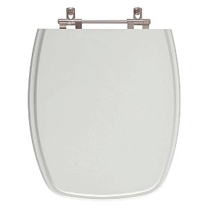 Tampa de Vaso Sanitário Amarilis Cinza Claro para bacia Fiori